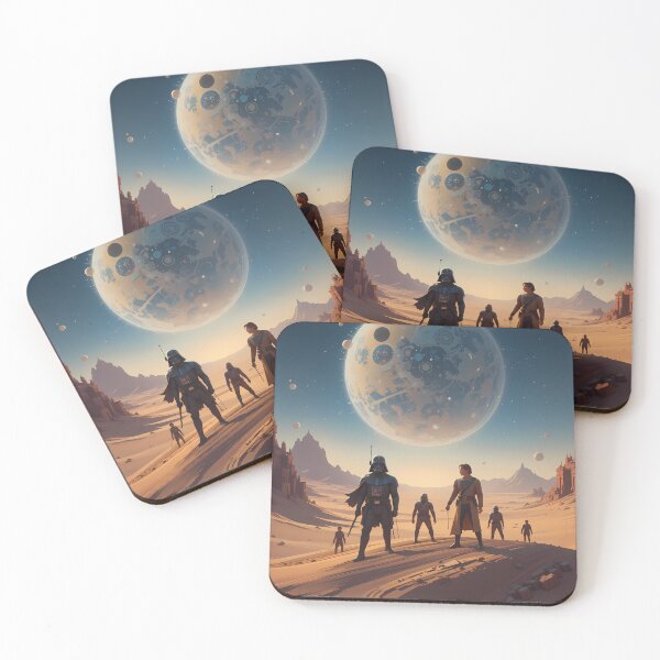 Item preview, Desert Cartoon Star Wars Fun Illustration Merch Vibes designed and sold by ART ATTACK ZONE.