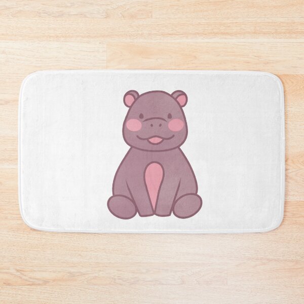 Item preview, cute baby hippo designed and sold by winterpumpkin.