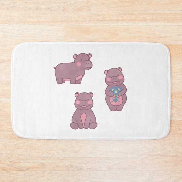 Item preview, three cute baby hippos designed and sold by winterpumpkin.