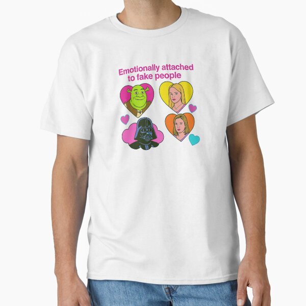 Artikel-Vorschau von „Emotional an falsche Menschen gebunden“ Nostalgisches Popkultur-T-Shirt, designt und verkauft von violetteskyart.