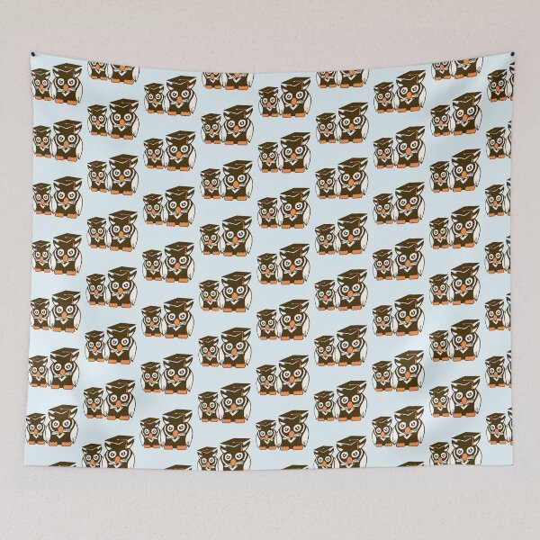Item preview, 2 Owls Graduation Party College Student Two Team designed and sold by shirt-o-mat.
