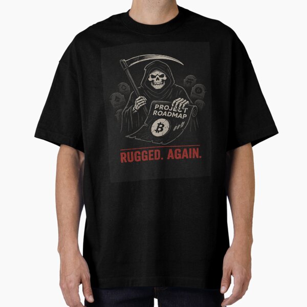 Item preview, RUGGED. AGAIN. – Crypto Meme designed and sold by Alibiclothing.