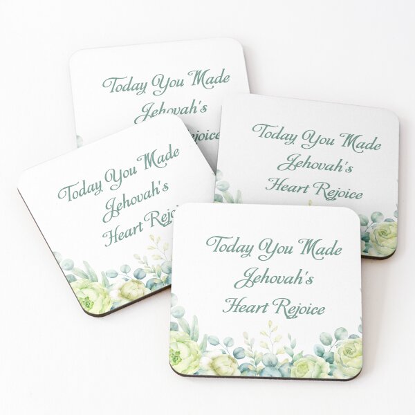 Item preview, Today You Made Jehovah’s Heart Rejoice | Encouraging JW Watercolor Design | Spiritual Gift for Jehovah’s Witnesses designed and sold by Kishaprints.