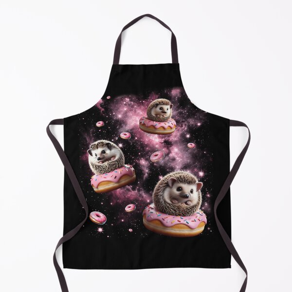 Item preview, Cute Hedgehog Riding Donut Space Galaxy Hedgehog Lover designed and sold by Kimberley King Art King Art.