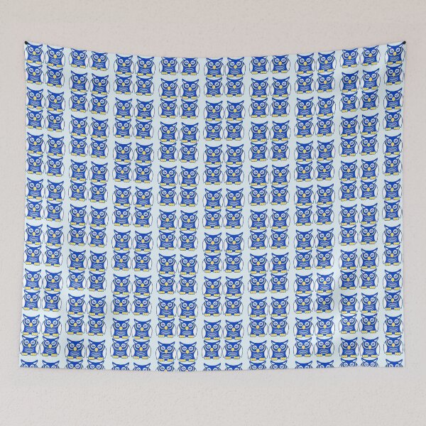 Item preview, Many owls decorative pattern 4 Team Eagle Owl Crew designed and sold by shirt-o-mat.