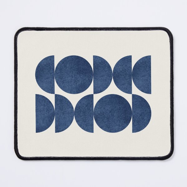 Item preview, Blue Navy Retro Scandinavian designed and sold by moonlightprint.