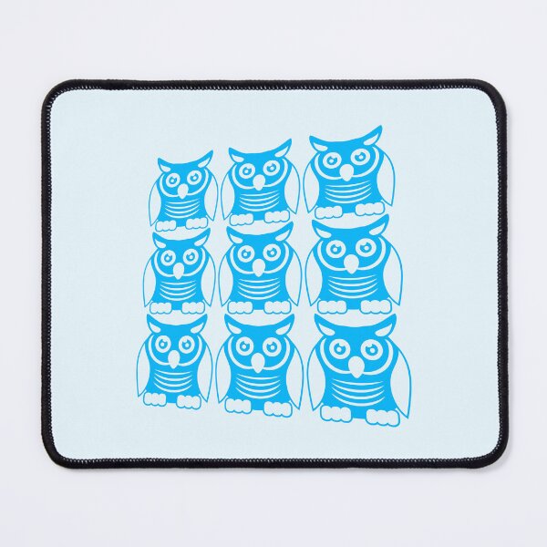 Item preview, Many owls decorative pattern 9 Team Eagle Owl Crew designed and sold by shirt-o-mat.