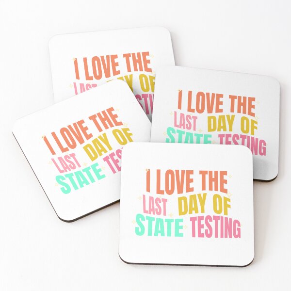 Item preview, I Love State Testing Funny State Testing Day STAAR Test Day designed and sold by AMRIEL01.