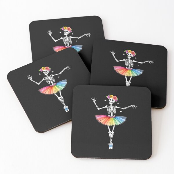 Item preview, Funny Dancing Skeleton Ballerina Dancer Ballet Women Girls designed and sold by clothesy7.