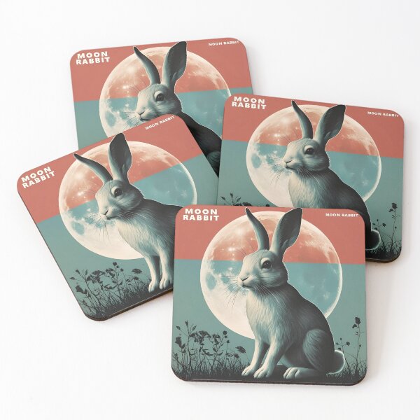 Item preview, Cute Bunny Rabbit Gifts, Moon Rabbit designed and sold by Cuteanimalgifts.