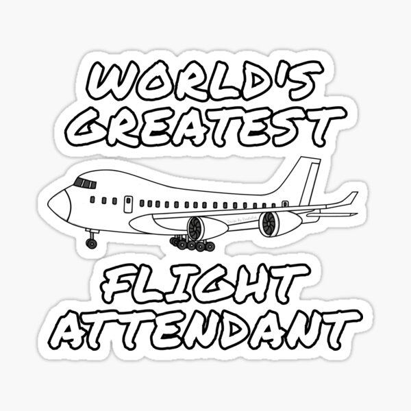 Item preview, World's Greatest Flight Attendant, Plane Funny designed and sold by doodlerob.
