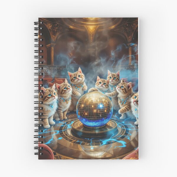 Item preview, Cats at Disco Invocation designed and sold by HabitableMoons.