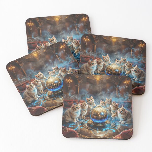 Item preview, Cats at Disco Invocation designed and sold by HabitableMoons.