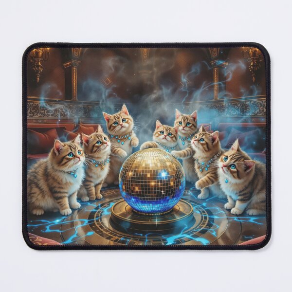 Item preview, Cats at Disco Invocation designed and sold by HabitableMoons.