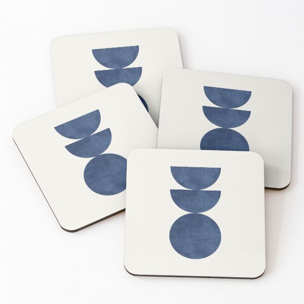 Item preview, Woodblock Blue Navy  designed and sold by moonlightprint.