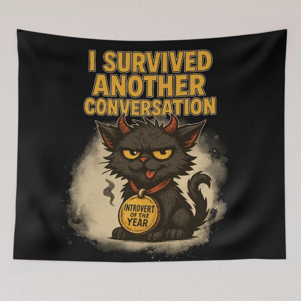 Item preview, Introvert of the Year – I Survived Another Conversation designed and sold by sekrecja.