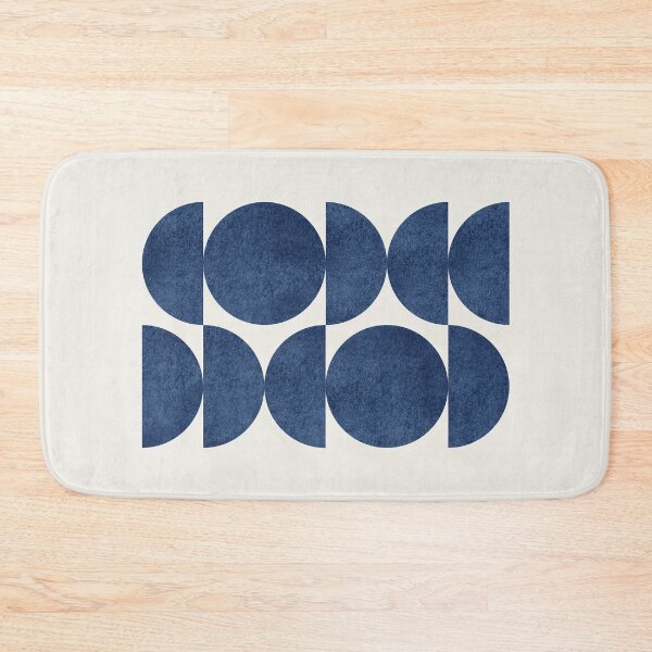 Item preview, Woodblock Blue Navy  designed and sold by moonlightprint.