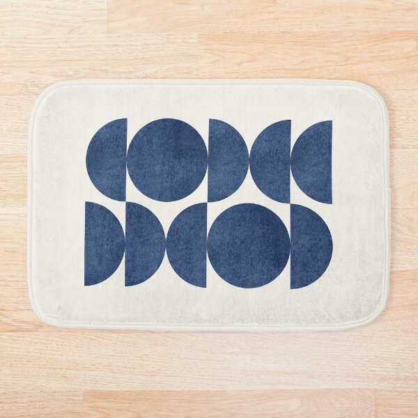 Item preview, Woodblock Blue Navy  designed and sold by moonlightprint.