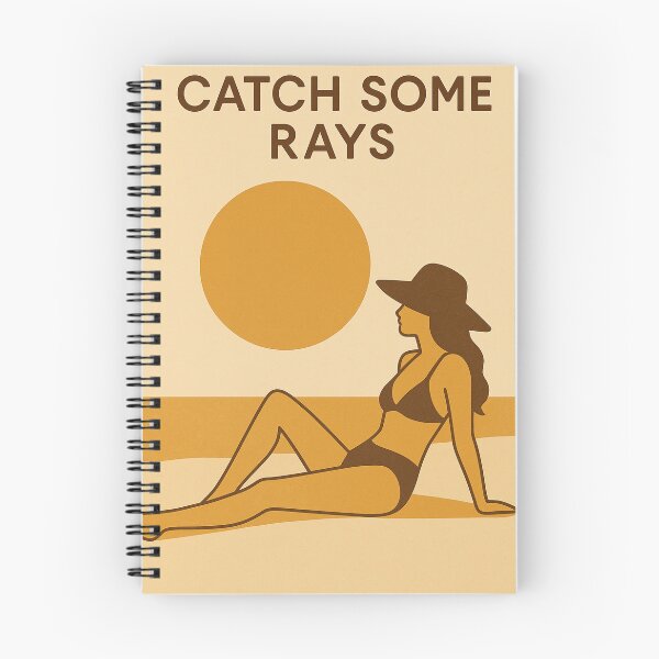 Item preview, Catch Some Rays – Vintage Minimalist Beach Poster Art designed and sold by Tarn.