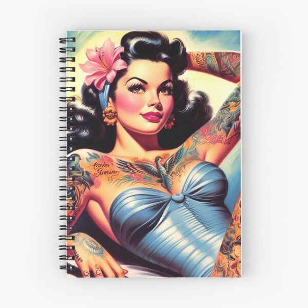 Item preview, Retro Inked Pin-up designed and sold by PulpVintage.