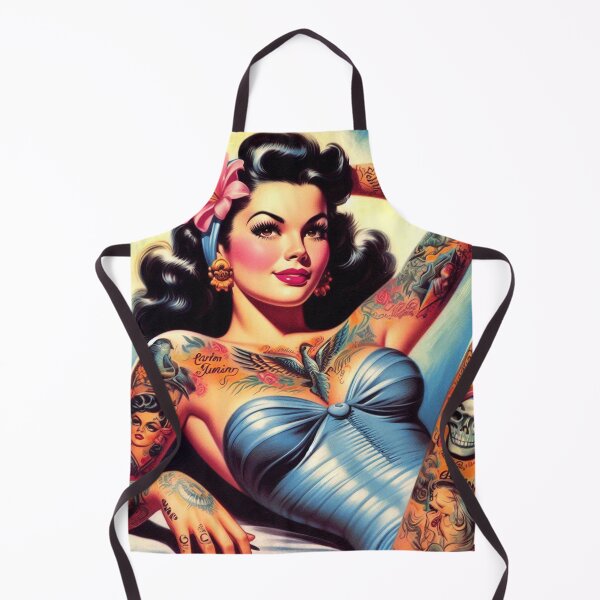 Item preview, Retro Inked Pin-up designed and sold by PulpVintage.