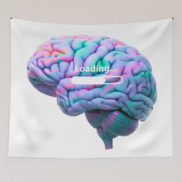 Item preview, Iridescent Loading ADHD Brain designed and sold by VeryADHD.