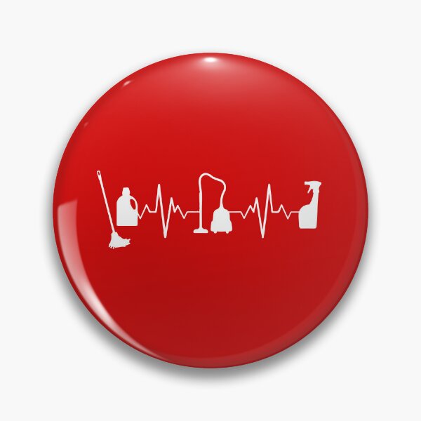 Item preview, Funny Housekeeper, Cleaning, Maid, Cleaner Gift, Housemaid, Housemaid Gift, Maid Gift, Cleaning Heartbeat designed and sold by DesignDenDo.