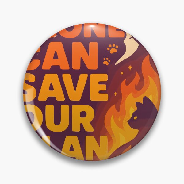 Item preview, Fire Alone Can Save Our Clan Warrior Cats Quote Art designed and sold by Cheeky Companions.