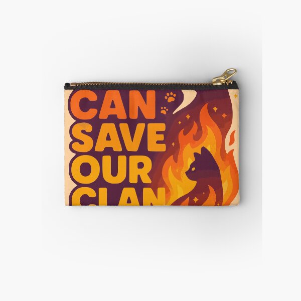 Item preview, Fire Alone Can Save Our Clan Warrior Cats Quote Art designed and sold by Cheeky Companions.