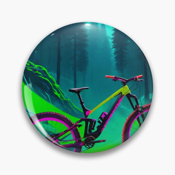 Artikelvorschau, Neon Trailblazer – MTB im Radiant Forest entworfen und verkauft von GrizzlyCollective.