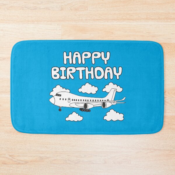 Item preview, Pilot Happy Birthday Jet Plane Aviation Travel Enthusiast designed and sold by doodlerob.
