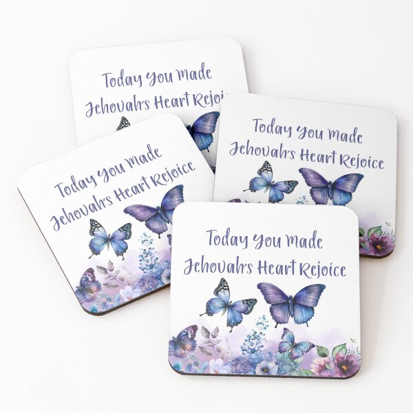 Item preview, Today You Made Jehovah’s Heart Rejoice | Encouraging JW Watercolor Design | Spiritual Gift for Jehovah’s Witnesses designed and sold by Kishaprints.