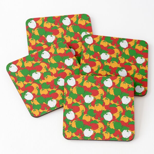 Item preview, White Pepper Remix – Colorful Bell Peppers Inspired by Ween designed and sold by ThreadedThistle.