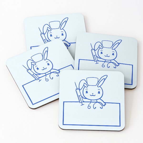 Item preview, Rabbit Doctor Syringe Nurse Hospital Helping Heal designed and sold by shirt-o-mat.