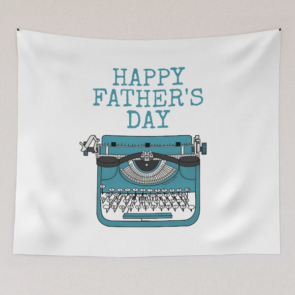 Item preview, Typewriter Father's Day, Typist Author Dad Grandpa designed and sold by doodlerob.