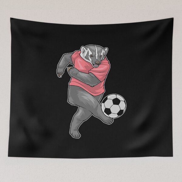 Item preview, Badger Soccer player Soccer designed and sold by Snabdesign84.