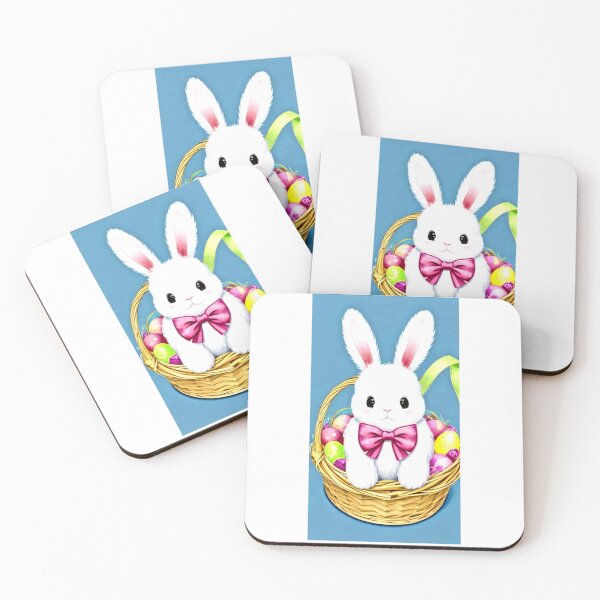 Item preview,  Bunny Easter Floral - Spring Art designed and sold by Earth Nature Creations.