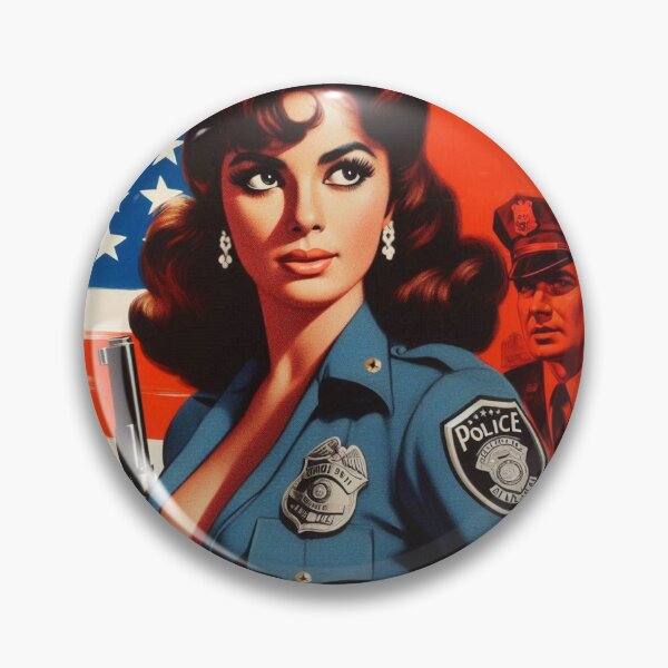 Item preview, Hot Female Cop designed and sold by PulpVintage.