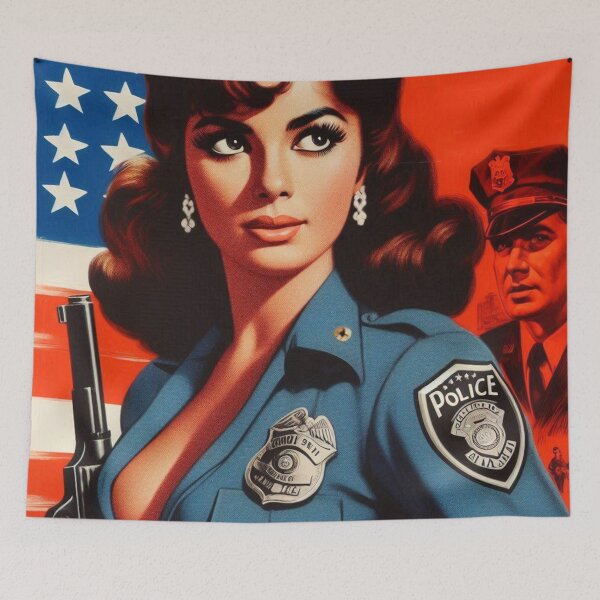 Item preview, Hot Female Cop designed and sold by PulpVintage.