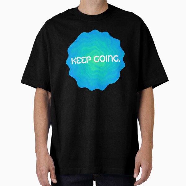 Item preview, Keep Going - Blue Swirl designed and sold by sillyjess.