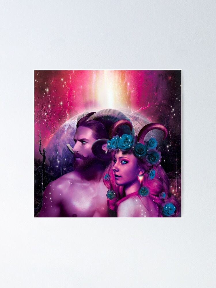 Thumbnail 1 of 3, Poster, God And Goddess designed and sold by hjalte81.