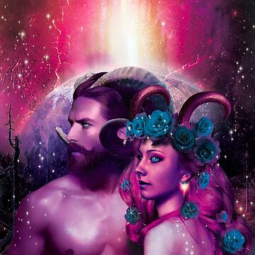 Artwork thumbnail, God And Goddess by TheMoonlightShop