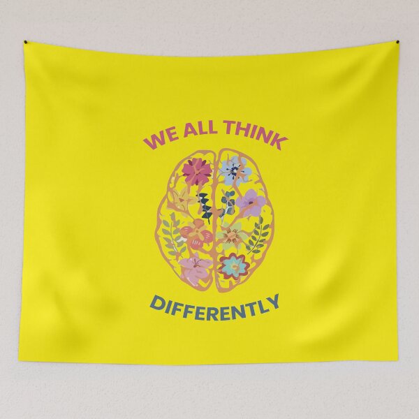 Item preview, we all think differently designed and sold by MallsD.