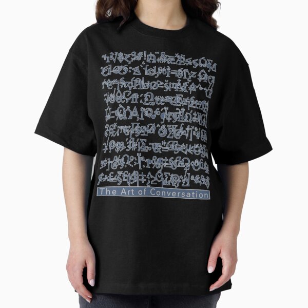 Aperçu de l'œuvre L'art de la conversation, en utilisant des symboles typographiques aléatoires créée et vendue par LyricalThings.