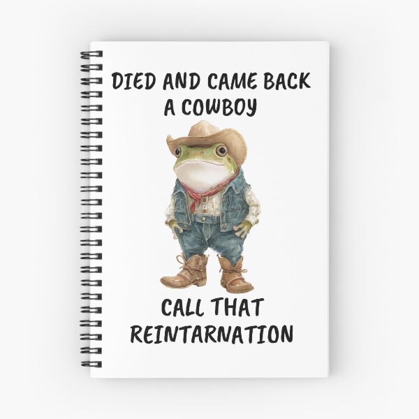Item preview, Reintarnation Cowboy Frog designed and sold by RockFireMerch.