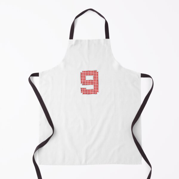 Item preview, Number 9 - Red Pixel Block Character designed and sold by PixelGlyphs.