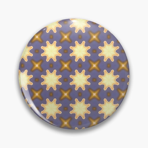 Item preview, Dreamy Geometric Fabric with Sun Shapes – Yellow and Violet Print for Bedroom, Dress, or Quilt designed and sold by naivnoia.
