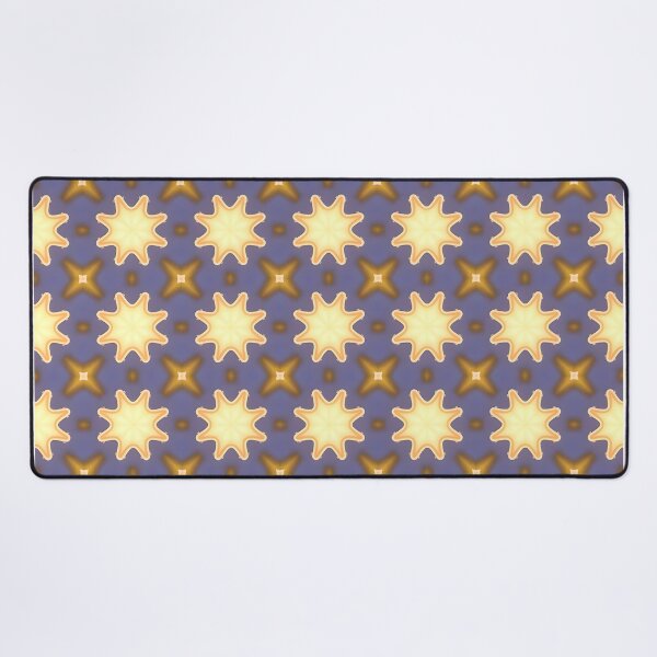 Item preview, Dreamy Geometric Fabric with Sun Shapes – Yellow and Violet Print for Bedroom, Dress, or Quilt designed and sold by naivnoia.