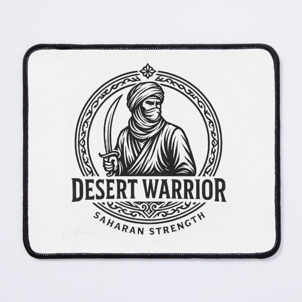 Item preview, Desert Warrior – Saharan Strength Tuareg Emblem designed and sold by DilouDilou.
