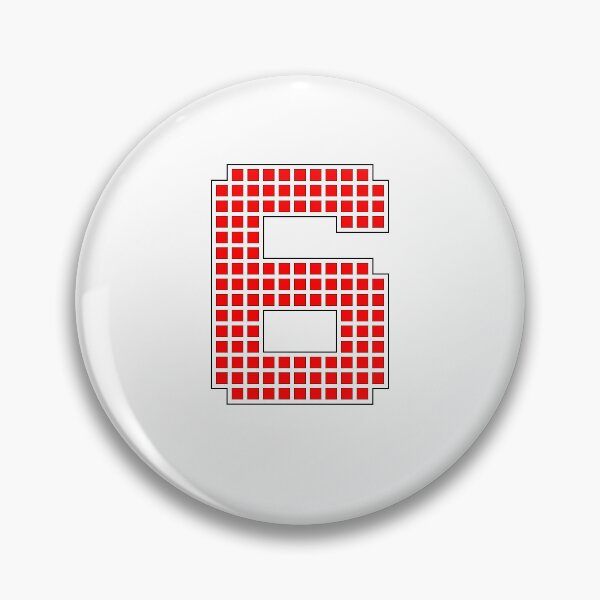 Artikelvorschau, Nummer 6 - Roter Pixelblock-Charakter entworfen und verkauft von PixelGlyphs.